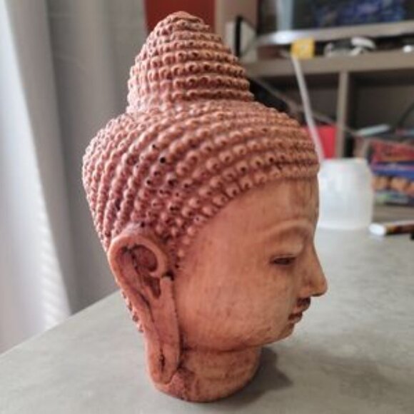 Bali Buddha Head Sculpture - Picture 4 of 5